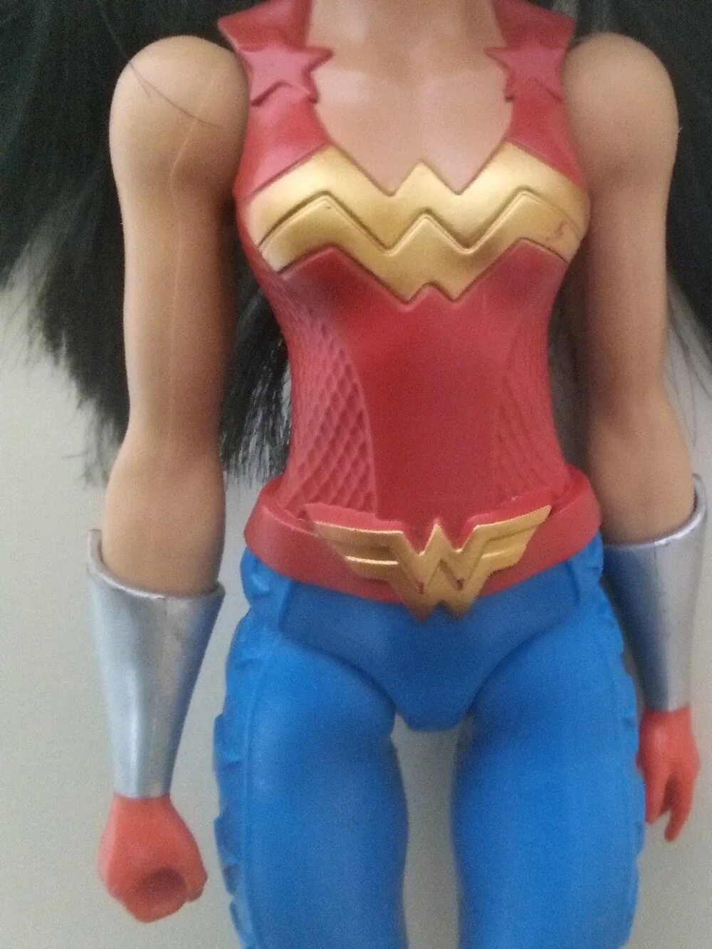 Wonder Woman Action Figure Doll DC Super Hero Girl Mattel DMM24 12” EUC